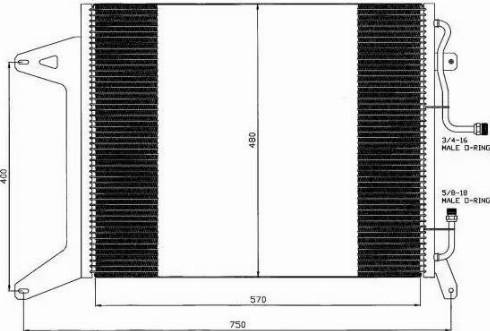 NRF 35451 - Skraplacz klimatyzacji