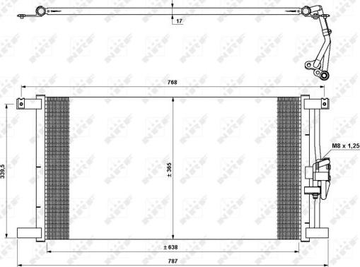 NRF 35640 - Skraplacz klimatyzacji
