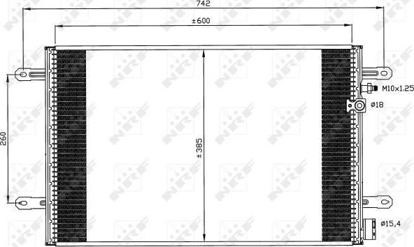 NRF 35605 - Skraplacz klimatyzacji