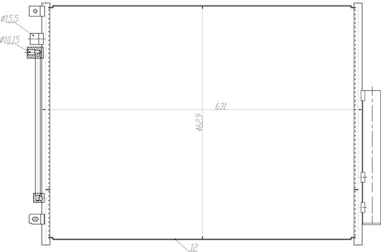 NRF 350459 — Skraplacz, klimatyzacja