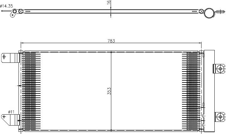NRF 350452 — Skraplacz, klimatyzacja