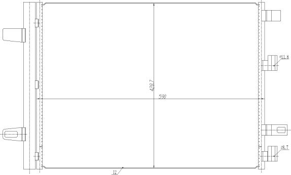 NRF 350465 — Skraplacz, klimatyzacja