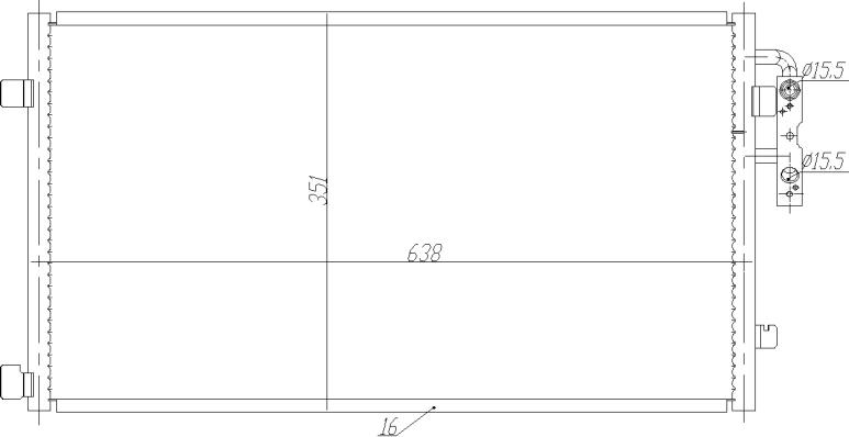 NRF 350467 — Skraplacz, klimatyzacja