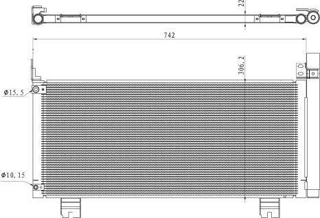 NRF 350488 — Skraplacz, klimatyzacja