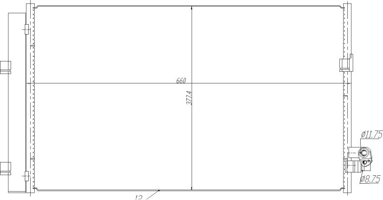 NRF 350476 — Skraplacz, klimatyzacja