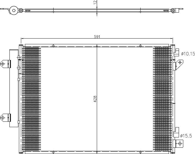 NRF 350472 — Skraplacz, klimatyzacja