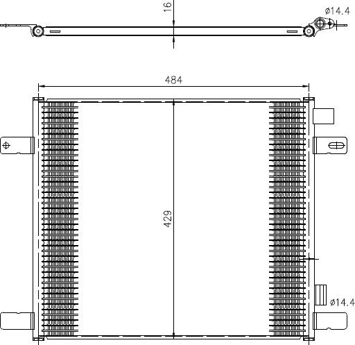 NRF 350505 — Skraplacz, klimatyzacja