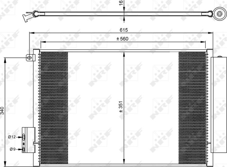 NRF 350065 — Skraplacz, klimatyzacja