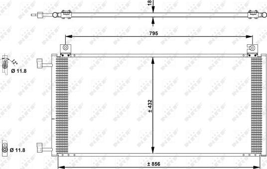 NRF 350121 - Skraplacz klimatyzacji