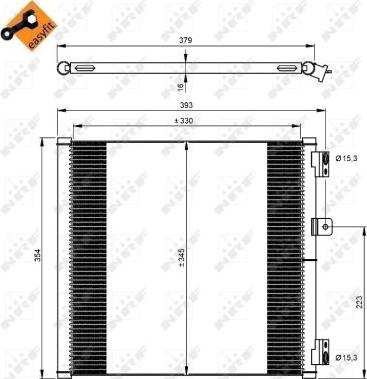 NRF 350204 — Skraplacz, klimatyzacja