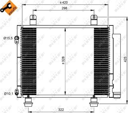 NRF 350208 — Skraplacz, klimatyzacja