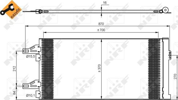 NRF 35895 — Skraplacz, klimatyzacja