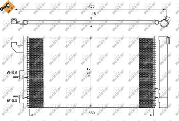 NRF 35883 — Skraplacz, klimatyzacja