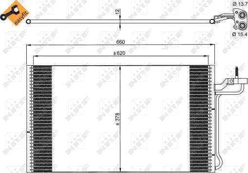 NRF 35882 - Skraplacz klimatyzacji