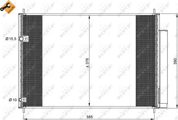 NRF 35839 — Skraplacz, klimatyzacja