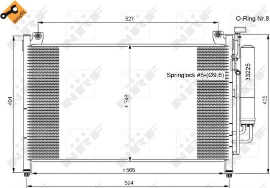 NRF 35870 — Skraplacz, klimatyzacja