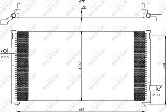 NRF 35877 - Skraplacz klimatyzacji