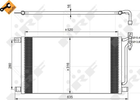 NRF 35748 — Skraplacz, klimatyzacja