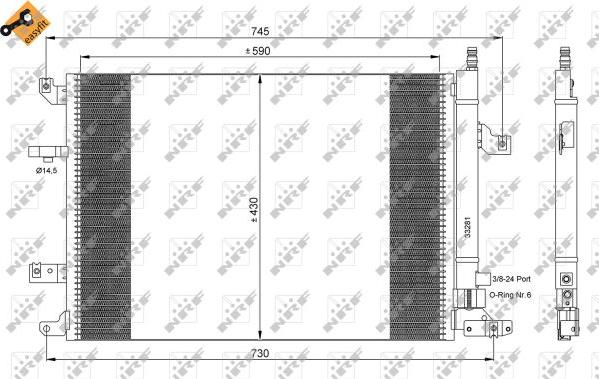 NRF 35739 - Skraplacz klimatyzacji
