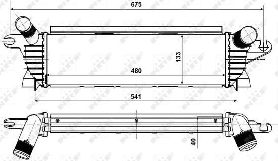 NRF 30511 - INTERCOOLER RENAULT KANGOO 1.9DCI 4X4 01-