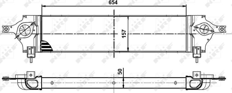 NRF 30513 - INTERCOOLER NISSAN QASHQAI 1.5-2.0DCI 07-