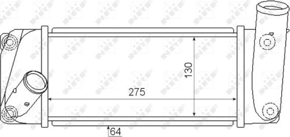 NRF 30347 - INTERCOOLER TOYOTA AURIS 1.4 D4-D 12-
