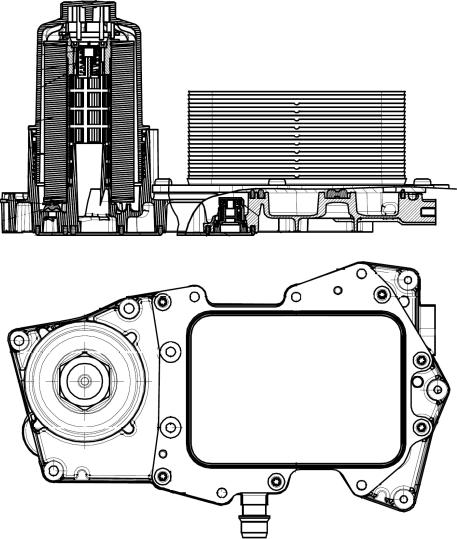 NRF 31827 - OBUDOWA FILTRA OLEJU LAND ROVER RANGE ROVER III.IV 07.10-03.22