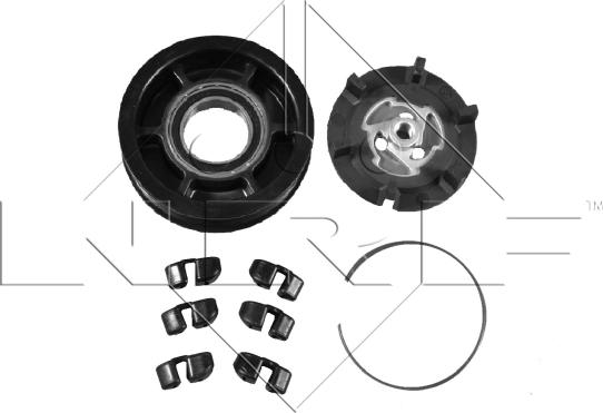 NRF 380051 - SPRZĘGŁO KOMPRESORA KLIMATYZACJI DENSO 6SEU16C 6PK-100MM 12V BMW 3E90  04- DB A-KLASA 05-