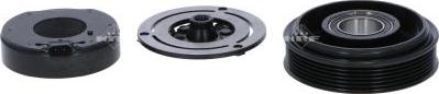 NRF 380022 - SPRZĘGŁO KOMPRESORA KLIMATYZACJI DELPHI CVC 6PK-129MM 12V RENAULT MEGANE 03- NISSAN QASHQAI 07-