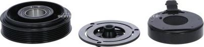 NRF 380022 - SPRZĘGŁO KOMPRESORA KLIMATYZACJI DELPHI CVC 6PK-129MM 12V RENAULT MEGANE 03- NISSAN QASHQAI 07-