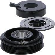 NRF 380022 - SPRZĘGŁO KOMPRESORA KLIMATYZACJI DELPHI CVC 6PK-129MM 12V RENAULT MEGANE 03- NISSAN QASHQAI 07-