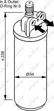 NRF 33086 — Osuszacz, klimatyzacja