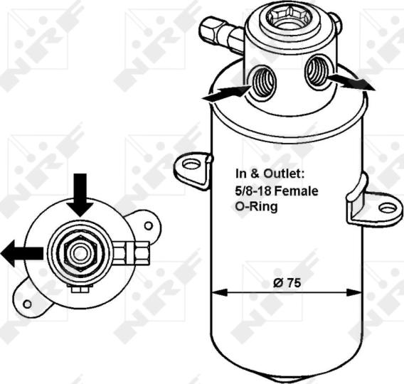 NRF 33033 — Osuszacz, klimatyzacja