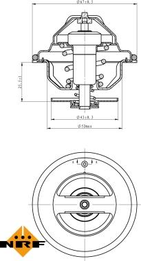 NRF 725067 - TERMOSTAT FORD EXPLORER 96-