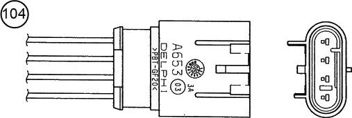 NTK 95607 - Sonda lambda