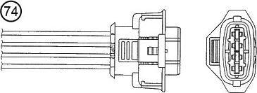 NTK 0418 - Sonda lambda