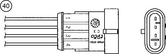NTK 0234 - Sonda lambda
