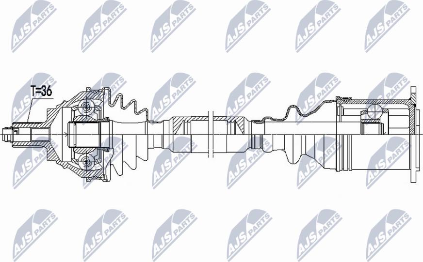 NTY NPW-VW-185 - WAL NAPEDOWY-P-AUDI TT 2.0 TDI 14--P