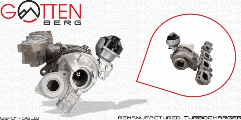 OES PARTS GB-07-0643 — Urządzenie doładowujące, system doładowania