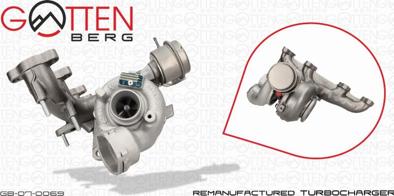 OES PARTS GB-07-0069 — Urządzenie doładowujące, system doładowania