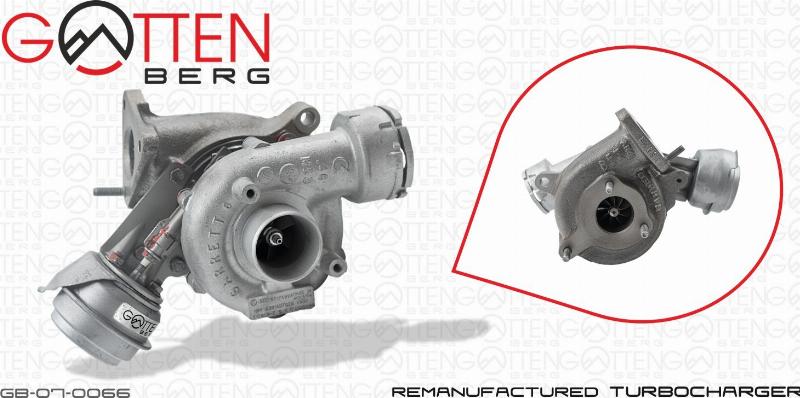 OES PARTS GB-07-0066 — Urządzenie doładowujące, system doładowania