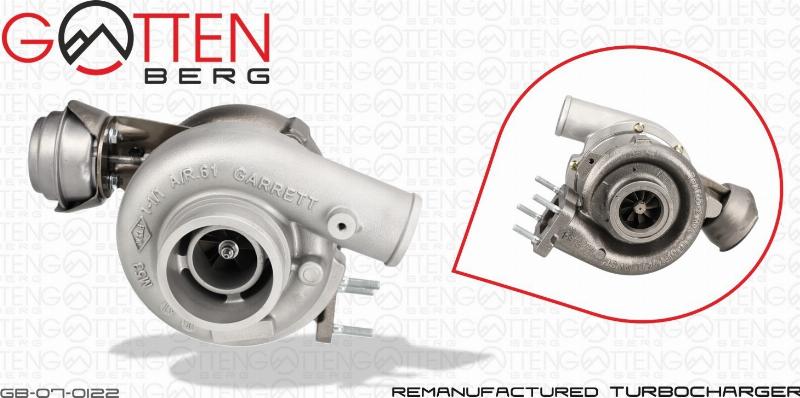 OES PARTS GB-07-0122 — Urządzenie doładowujące, system doładowania