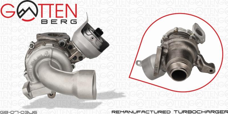 OES PARTS GB-07-0346 — Urządzenie doładowujące, system doładowania