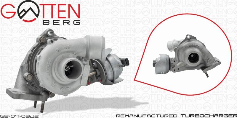 OES PARTS GB-07-0342 — Urządzenie doładowujące, system doładowania