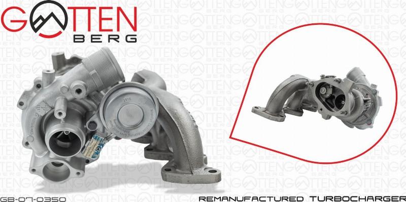 OES PARTS GB-07-0350 — Urządzenie doładowujące, system doładowania