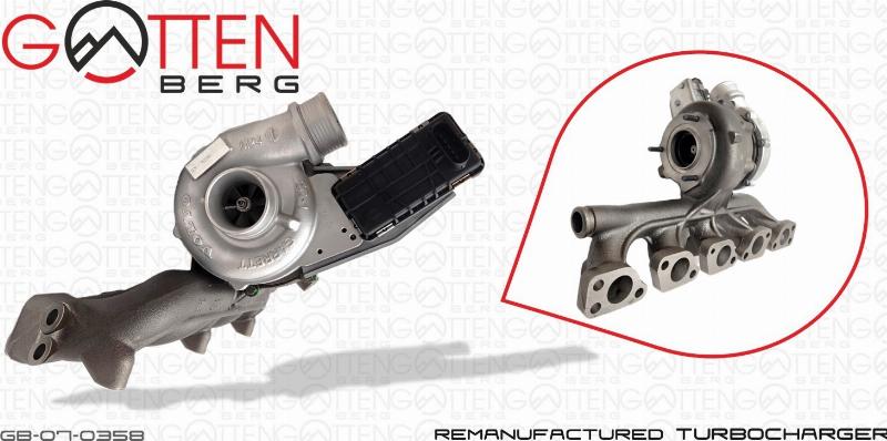 OES PARTS GB-07-0358 — Urządzenie doładowujące, system doładowania