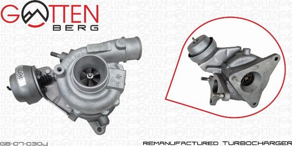 OES PARTS GB-07-0304 — Urządzenie doładowujące, system doładowania
