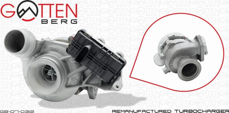 OES PARTS GB-07-0312 — Urządzenie doładowujące, system doładowania
