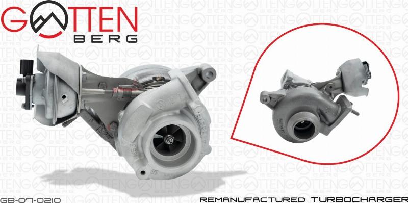 OES PARTS GB-07-0210 — Urządzenie doładowujące, system doładowania