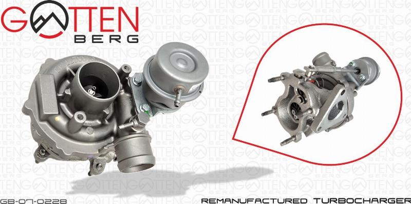 OES PARTS GB-07-0228 — Urządzenie doładowujące, system doładowania